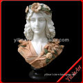 Hand Carved Stone Bust,Lady Bust,Marble Roman Bust Sculpture